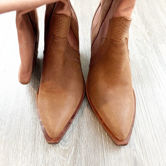 Dolce Vita Navene Cowboy Western Boots Brown 7 - Picture 6 of 10